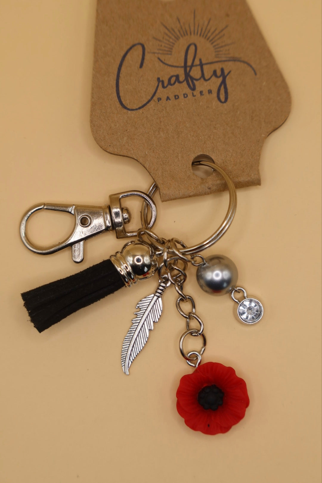 Poppy Keyring No.8 (50% of the sale will be dontated to the Poppy Appeal)
