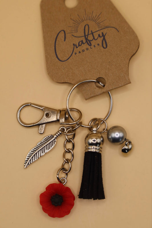 Poppy Keyring No.7 (50% of the sale will be dontated to the Poppy Appeal)