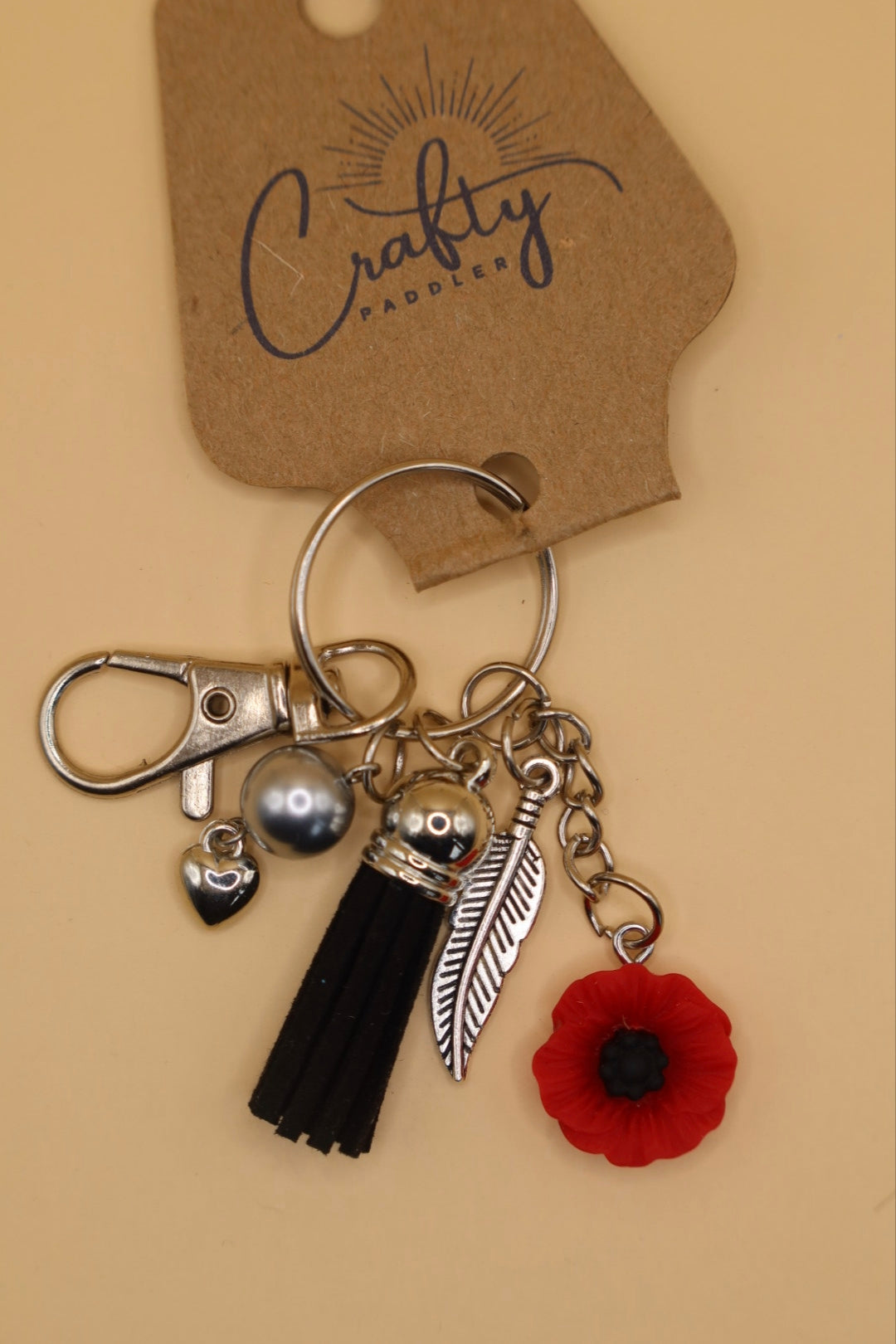 Poppy Keyring No.1 (50% of the sale will be dontated to the Poppy Appeal)