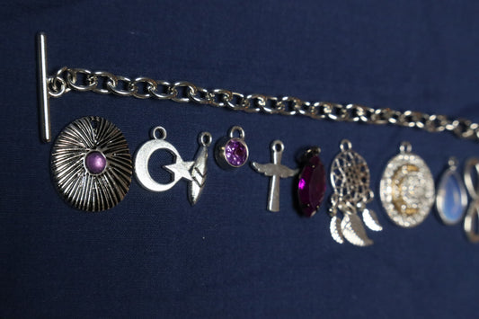 Midnight Magic Charm Bracelet Making Kit (Silver)