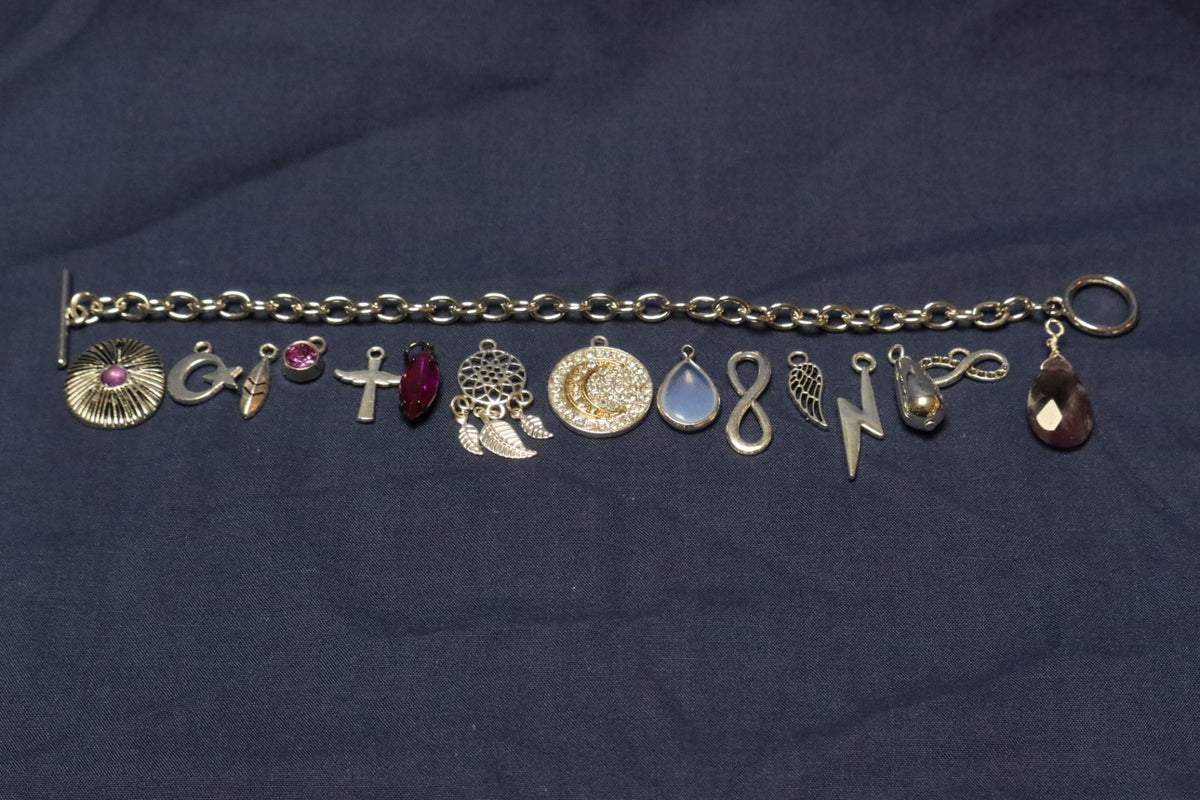 Midnight Magic Charm Bracelet Making Kit (Silver)