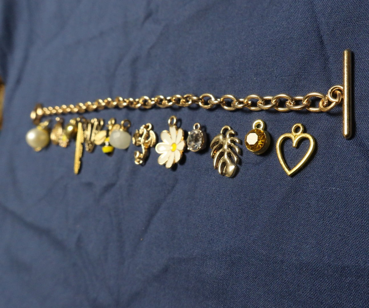Wild At Heart Charm Bracelet Making Kit (Gold)