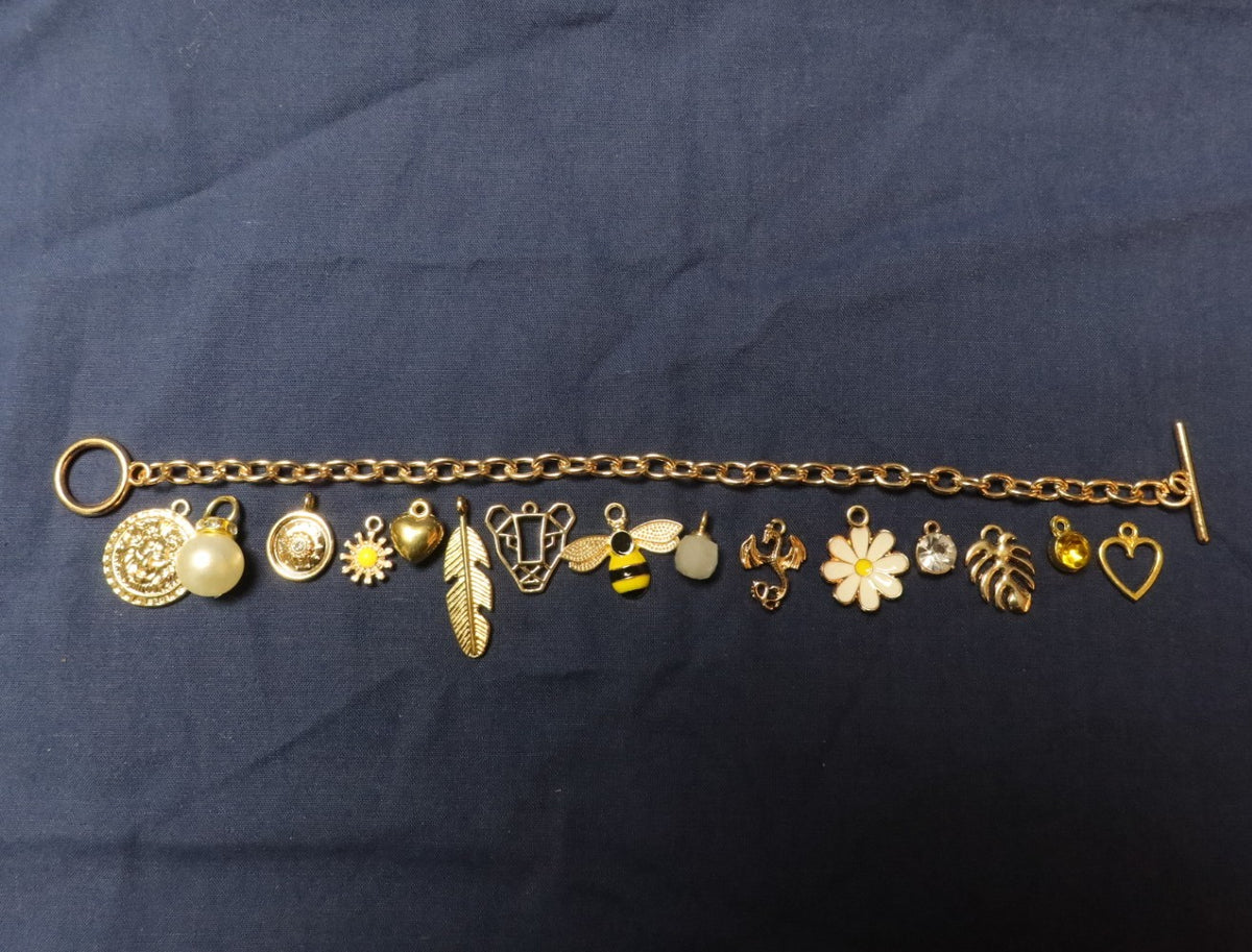 Wild At Heart Charm Bracelet Making Kit (Gold)